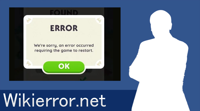 We're sorry, an error occurred requiring the game to restart.