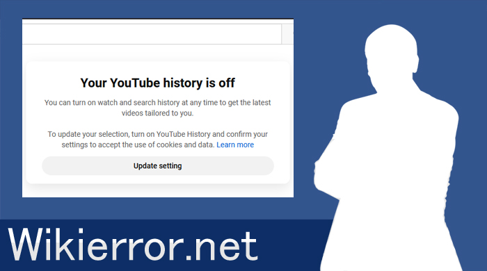 Your YouTube history is off